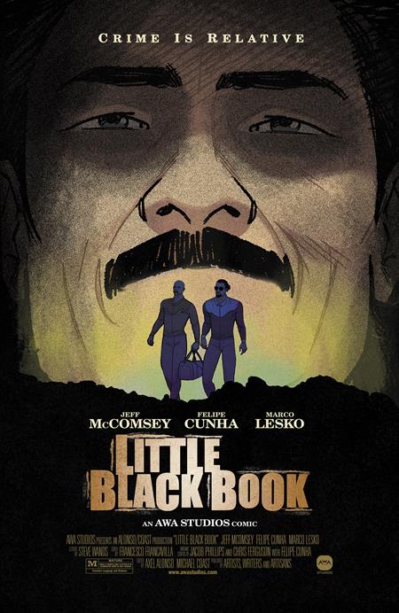 LITTLE BLACK BOOK #4 (OF 4) CVR C CHRIS FERGUSON & FELIPE CUNHA MOVIE POSTER HOMAGE VAR (MR) - End Of The Earth Comics