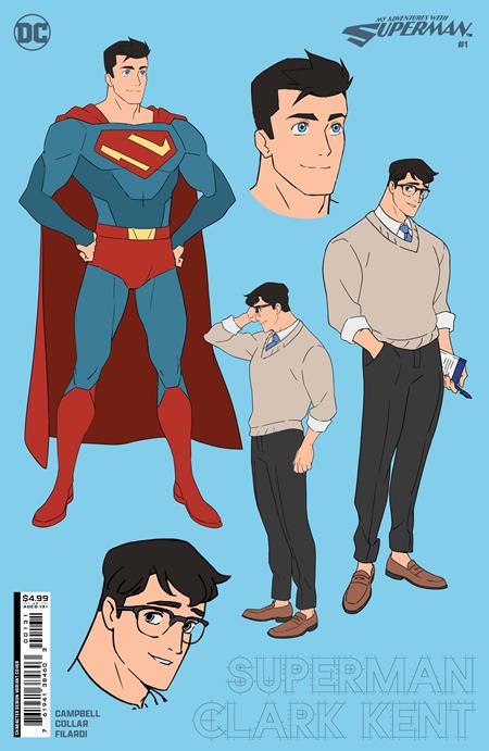 MY ADVENTURES WITH SUPERMAN #1 (OF 6) CVR C CHARACTER DESIGN CARD STOCK VAR - End Of The Earth Comics