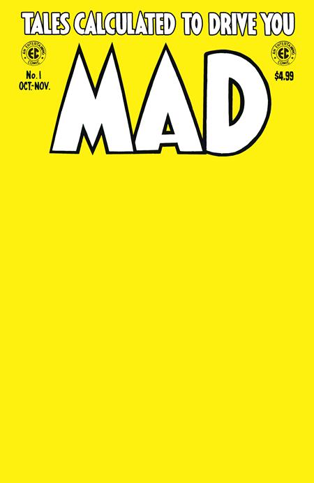 MAD MAGAZINE #1 FACSIMILE EDITION CVR B BLANK VAR - End Of The Earth Comics