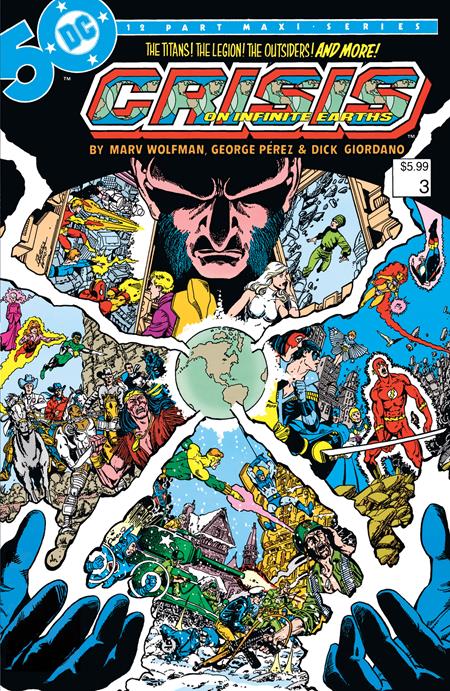 CRISIS ON INFINITE EARTHS #3 (OF 12) FACSIMILE EDITION CVR B GEORGE PEREZ FOIL VAR - End Of The Earth Comics