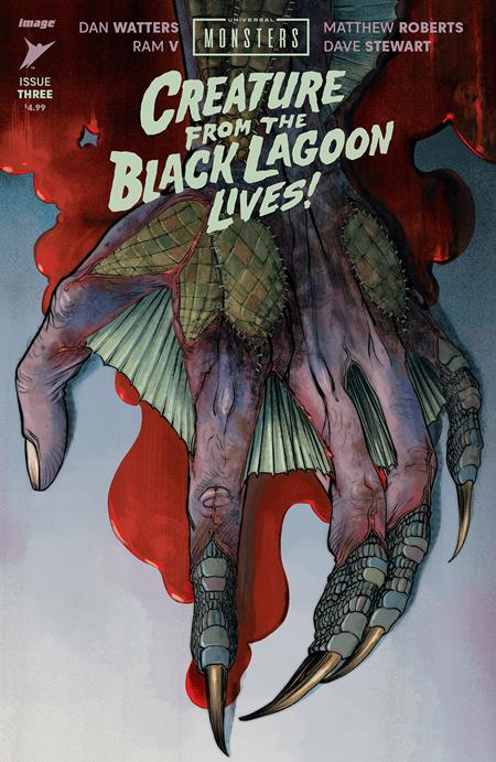 UNIVERSAL MONSTERS CREATURE FROM THE BLACK LAGOON LIVES #3 (OF 4) CVR A MATTHEW ROBERTS & DAVE STEWART - End Of The Earth Comics