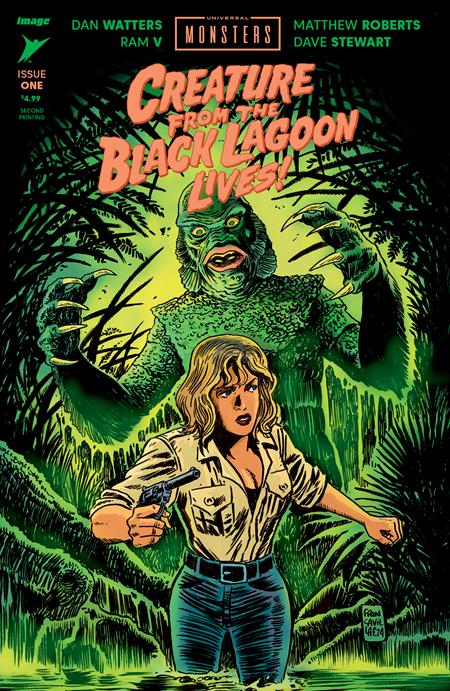 UNIVERSAL MONSTERS THE CREATURE FROM THE BLACK LAGOON LIVES #1 Second Printing - End Of The Earth Comics