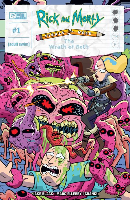 RICK AND MORTY FINALS WEEK THE WRATH OF BETH #1 CVR C 1:10 MARC ELLERBY INTERCONNECTING CVR VAR - End Of The Earth Comics