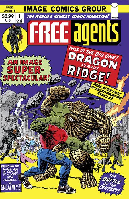 FREE AGENTS #1 CVR D INC 1:25 ERIK LARSEN VAR - End Of The Earth Comics