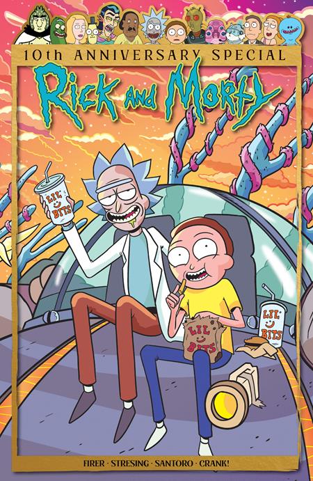 RICK AND MORTY 10TH ANNIVERSARY SPECIAL #1 (ONE SHOT) CVR A MARC ELLERBY WRAPAROUND - End Of The Earth Comics