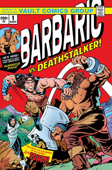 BARBARIC VS DEATHSTALKER (ONE SHOT) CVR F ANGELA WU SANJI HOMAGE VAR - End Of The Earth Comics