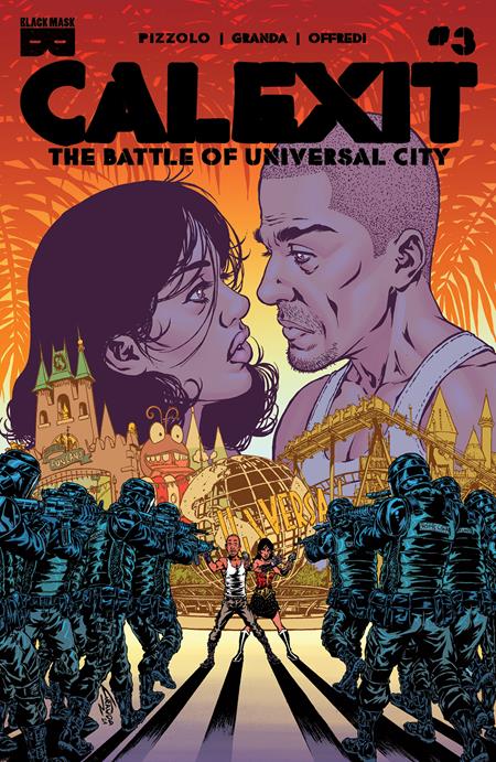 CALEXIT THE BATTLE OF UNIVERSAL CITY #3 (OF 3) CVR A C GRANDA (MR) - End Of The Earth Comics