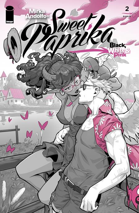 MIRKA ANDOLFOS SWEET PAPRIKA BLACK WHITE & PINK #2 CVR B XONGBROS VAR - End Of The Earth Comics