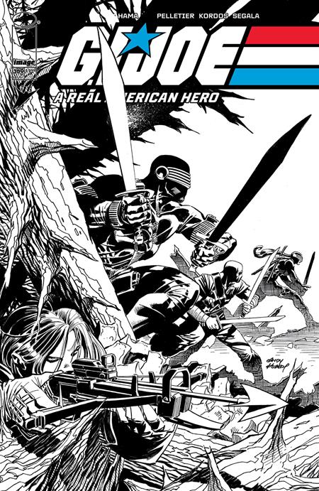 GI JOE A REAL AMERICAN HERO #309 CVR B ANDY KUBERT B&W VAR - End Of The Earth Comics