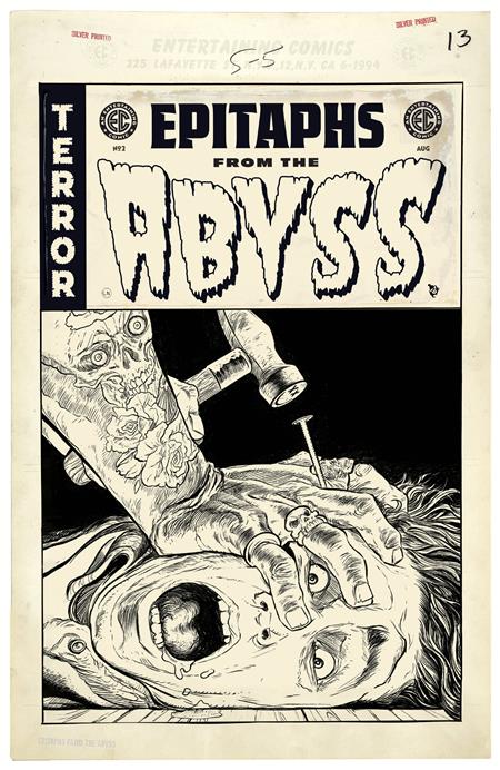 EC EPITAPHS FROM THE ABYSS #2 CVR D INC 1:20 ADAM POLLINA BLACK & WHITE VAR (MR) - End Of The Earth Comics