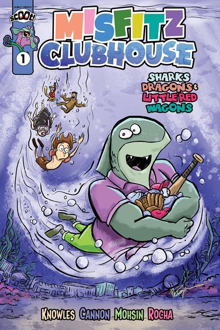 MISFITZ CLUBHOUSE SHARKS DRAGONS AND LITTLE RED WAGONS #1 CVR A PETER RAYMUNDO - End Of The Earth Comics
