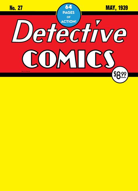 BATMAN DAY 2024 - DETECTIVE COMICS #27 FACSIMILE EDITION CVR B BLANK VAR - End Of The Earth Comics