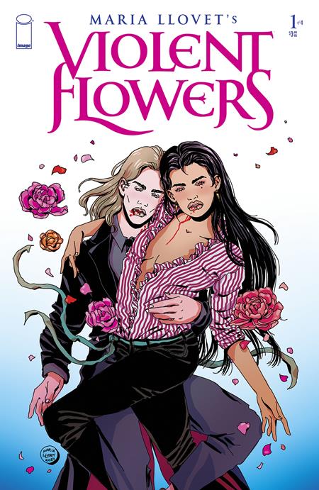 VIOLENT FLOWERS #1 (OF 4) CVR B MARIA LLOVET ROSES VAR (MR) - End Of The Earth Comics