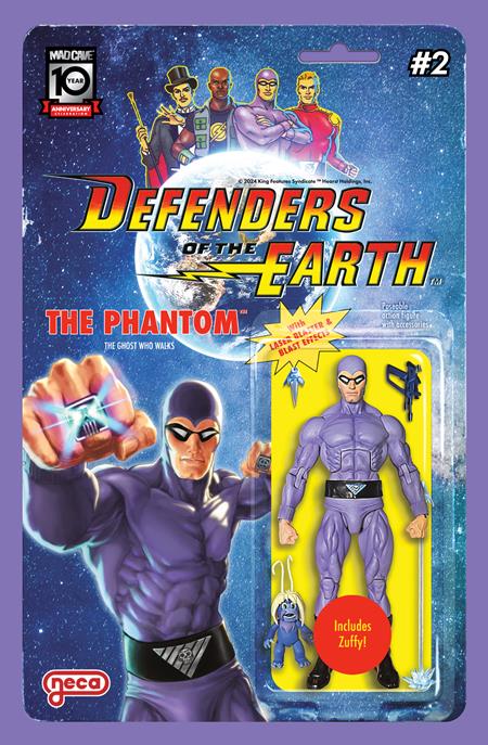 DEFENDERS OF THE EARTH #2 (OF 8) CVR B DJORDJE DJOKOVIC ACTION FIGURE VAR - End Of The Earth Comics