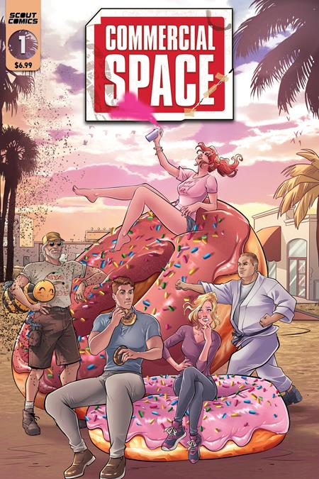 COMMERCIAL SPACE #1 (ONE SHOT) CVR B MICHELA CACCIATORE VAR - End Of The Earth Comics