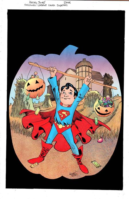 SUPERMAN #19 CVR E KELLEY JONES TRICK OR TREAT CARD STOCK VAR - End Of The Earth Comics