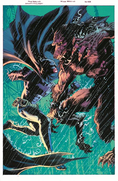 BATMAN FULL MOON #1 (OF 4) CVR E INC 1:25 MIKE PERKINS CARD STOCK VAR (MR) - End Of The Earth Comics