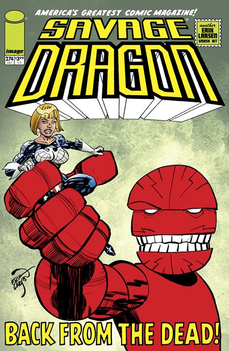 SAVAGE DRAGON #274 CVR A ERIK LARSEN (MR) - End Of The Earth Comics