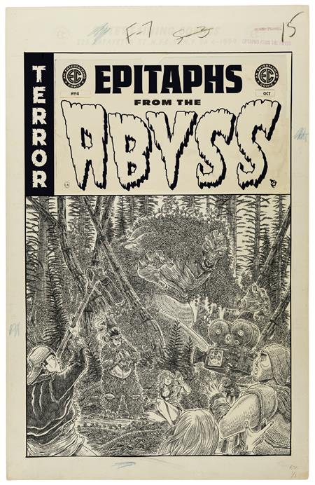 EC EPITAPHS FROM THE ABYSS #4 (OF 5) CVR D INC 1:20 JAMES STOKOE B&W ARTIST EDITION VAR (MR) - End Of The Earth Comics