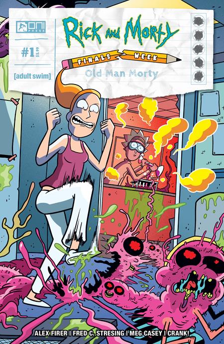 RICK AND MORTY FINALS WEEK OLD MAN MORTY #1 (ONE SHOT) CVR C INC 1:10 MARC ELLERBY INTERLOCKING VAR (MR) - End Of The Earth Comics