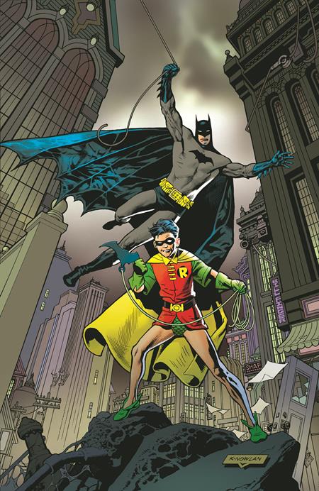 BATMAN AND ROBIN YEAR ONE #2 (OF 12) CVR B KEVIN NOWLAN CARD STOCK VAR - End Of The Earth Comics