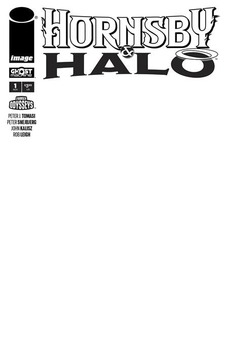 HORNSBY & HALO #1 CVR F BLANK SKETCH VAR - End Of The Earth Comics