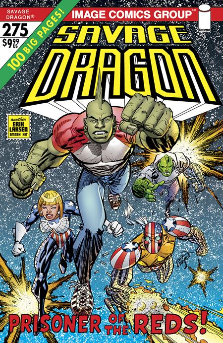 SAVAGE DRAGON #275 CVR B ERIK LARSEN 70S TRADE DRESS VAR (MR) - End Of The Earth Comics