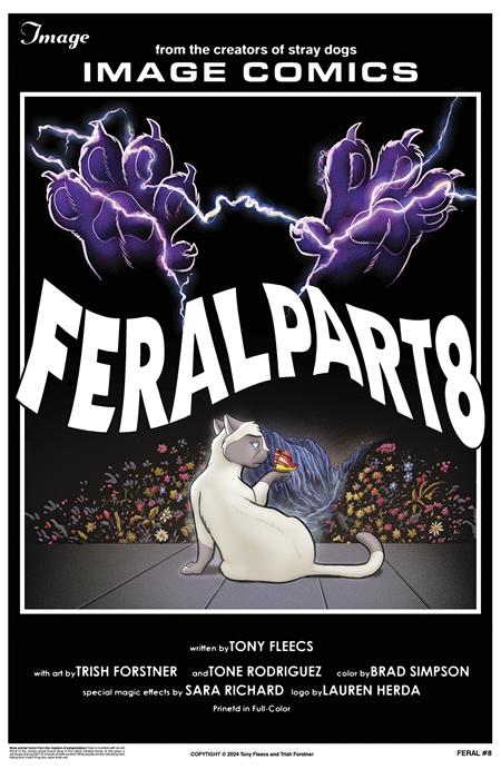 FERAL #8 CVR B TONY FLEECS & TRISH FORSTNER HOMAGE VAR - End Of The Earth Comics