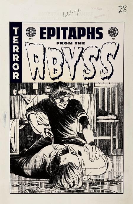 EC EPITAPHS FROM THE ABYSS #5 (OF 12) CVR D INC 1:20 NAOMI FRANQ B&W ARTIST EDITION VAR (MR) - End Of The Earth Comics