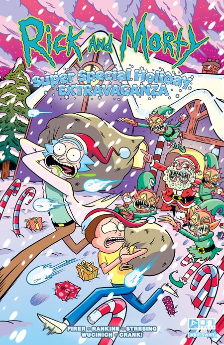 RICK AND MORTY SUPER SPECIAL HOLIDAY EXTRAVAGANZA #1 (ONE SHOT) CVR C MARC ELLERBY VAR (MR) - End Of The Earth Comics