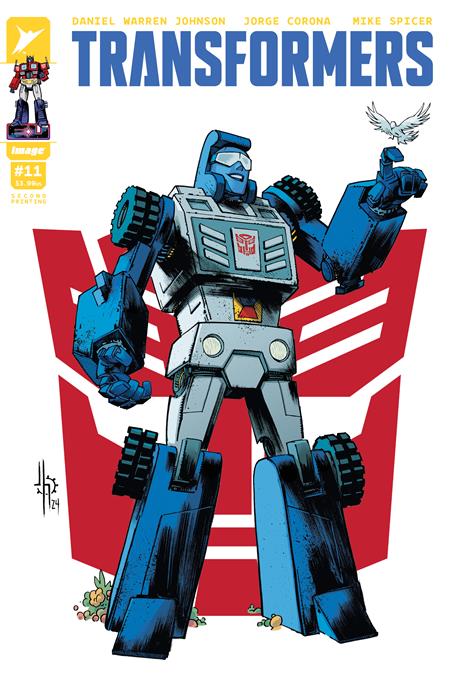 TRANSFORMERS #11 Second Printing Cvr B Jason Howard Autobot Var