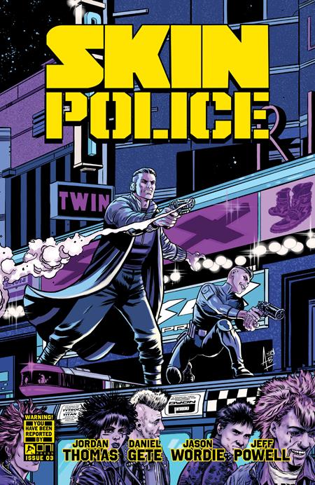 SKIN POLICE #3 (OF 4) CVR B ANDY BELANGER VAR (MR)