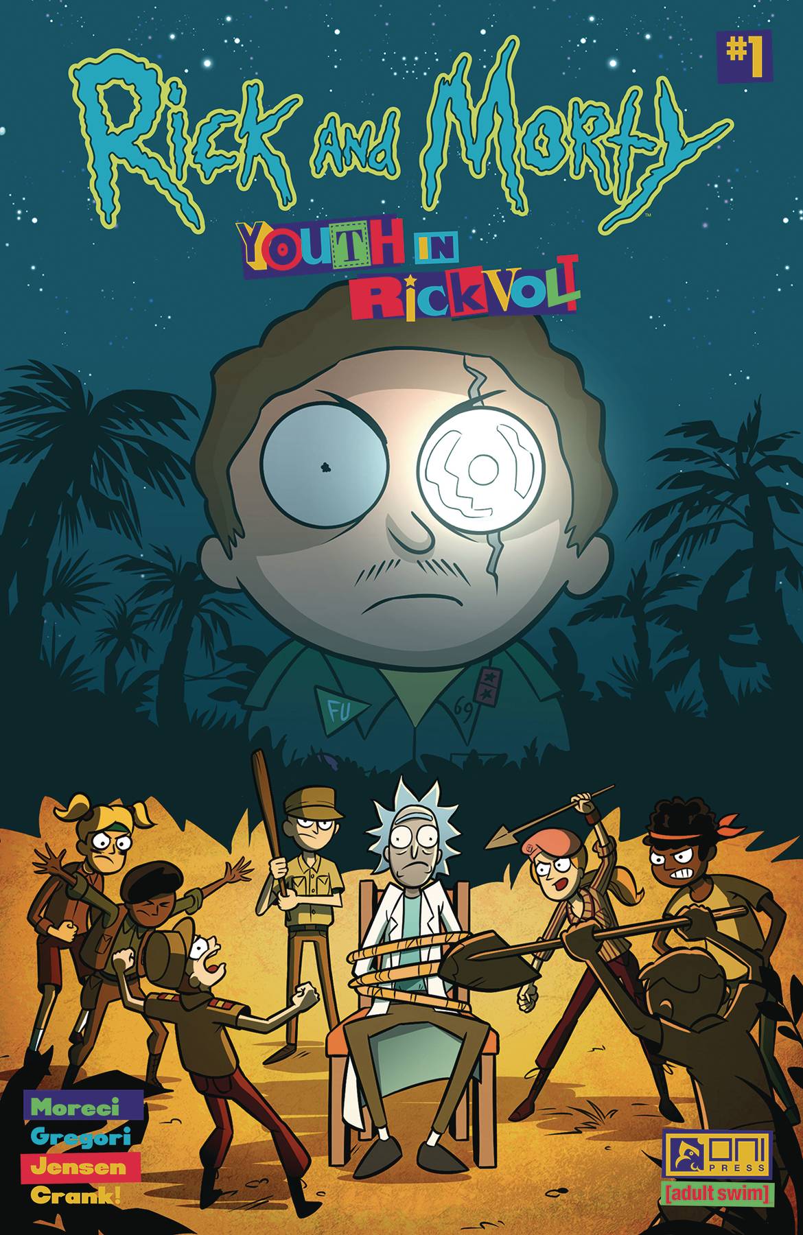 RICK AND MORTY YOUTH IN RICKVOLT #1 CVR B SARAH BURRINI VAR (MR) - End Of The Earth Comics