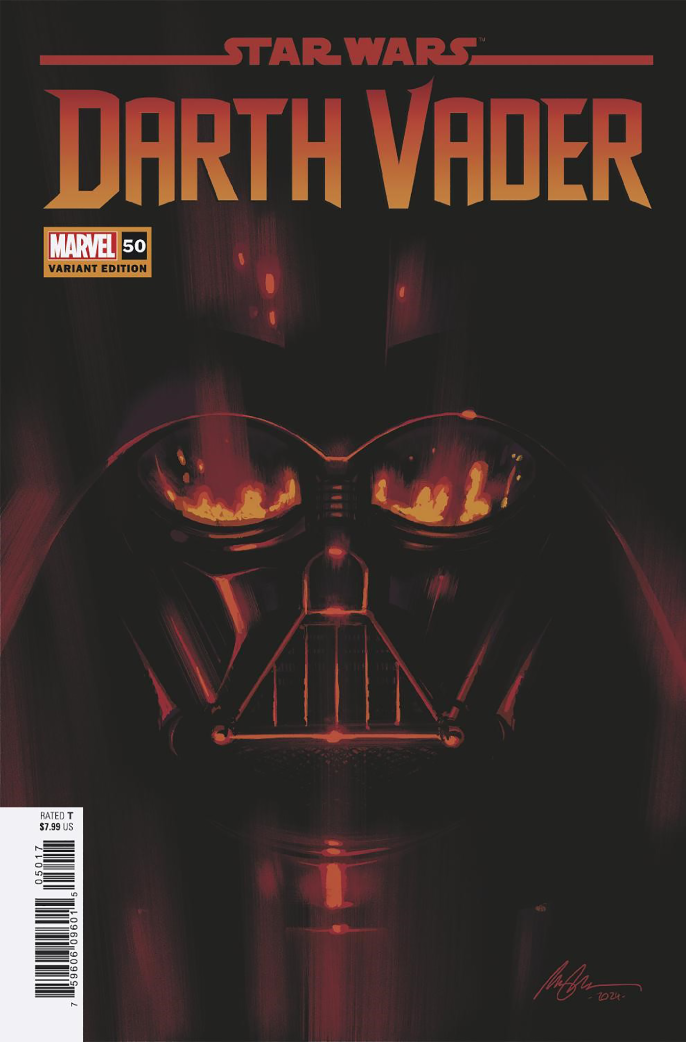 STAR WARS: DARTH VADER #50 RAFAEL ALBUQUERQUE VARIANT 1:50 - End Of The Earth Comics