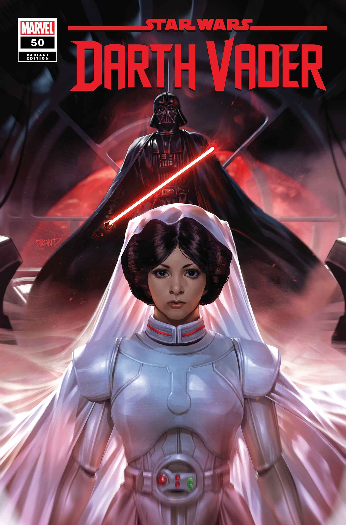 STAR WARS: DARTH VADER #50 DERRICK CHEW LEIA VARIANT - End Of The Earth Comics