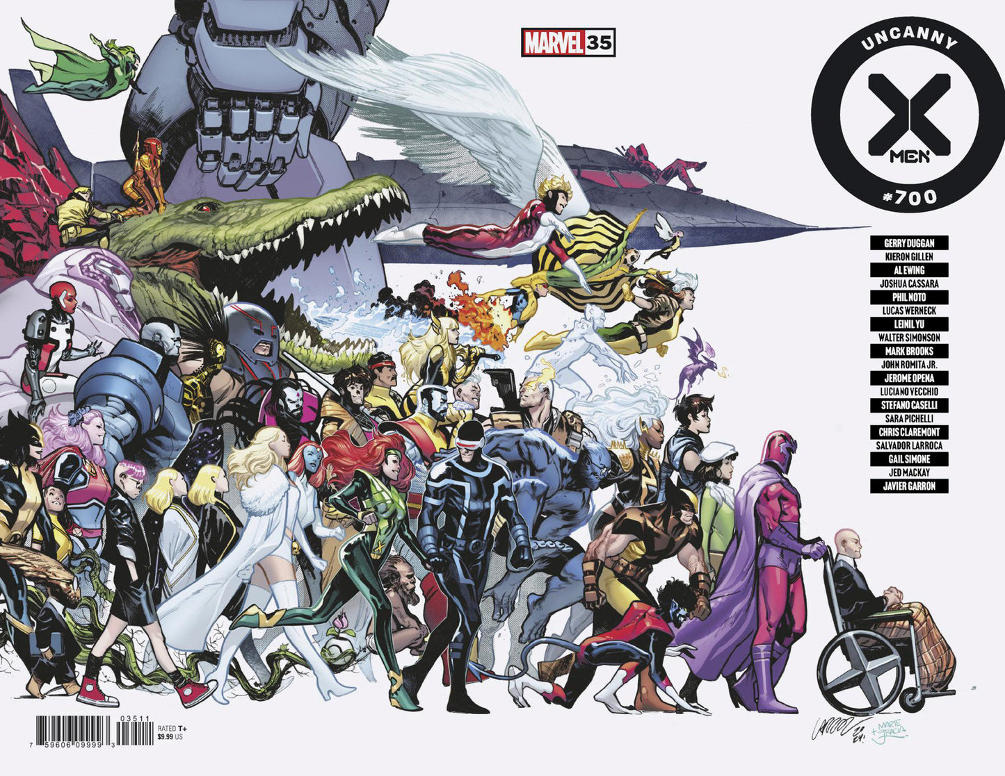 X-MEN #35 WRAPAROUND COVER [FHX] {{ End Of The Earth Comics }}