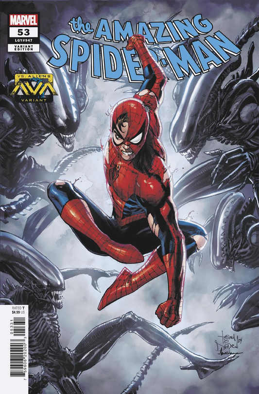 AMAZING SPIDER-MAN #53 TONY DANIEL MARVEL VS. ALIEN VARIANT - End Of The Earth Comics