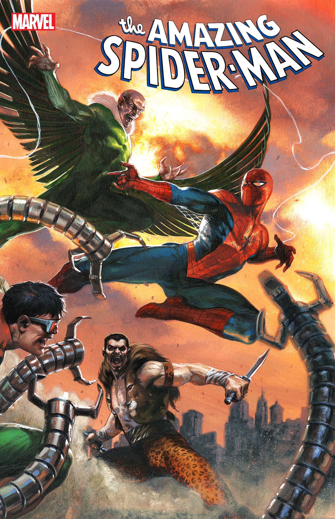 AMAZING SPIDER-MAN #54 GABRIELE DELL'OTTO CONNECTING VARIANT - End Of The Earth Comics