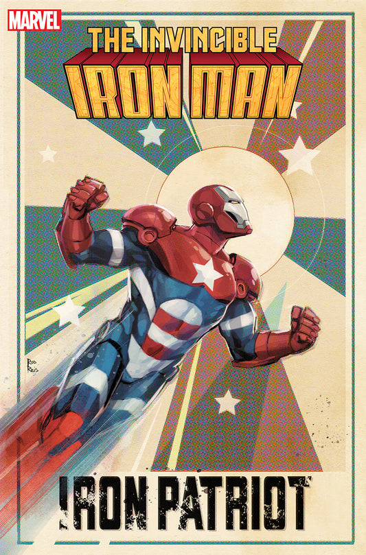 INVINCIBLE IRON MAN #19 ROD REIS IRON PATRIOT VARIANT