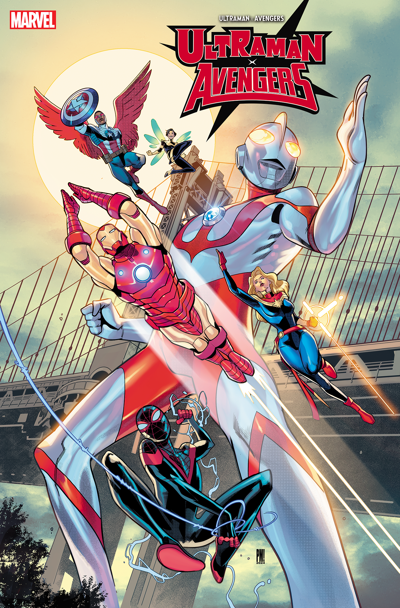 ULTRAMAN X THE AVENGERS #1 PACO MEDINA VARIANT 1:25 - End Of The Earth Comics