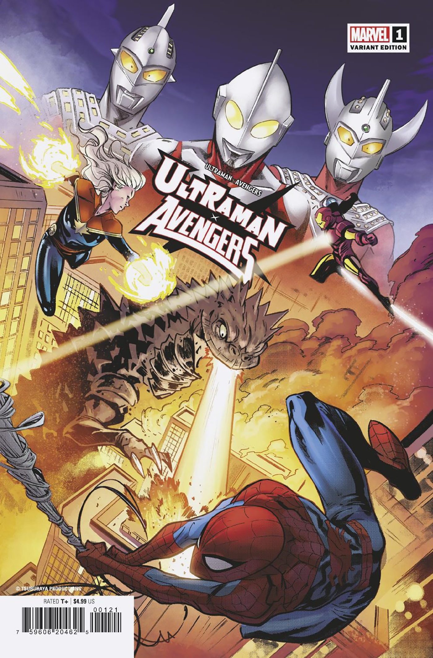 ULTRAMAN X THE AVENGERS #1 FRANCESCO MANNA VARIANT - End Of The Earth Comics