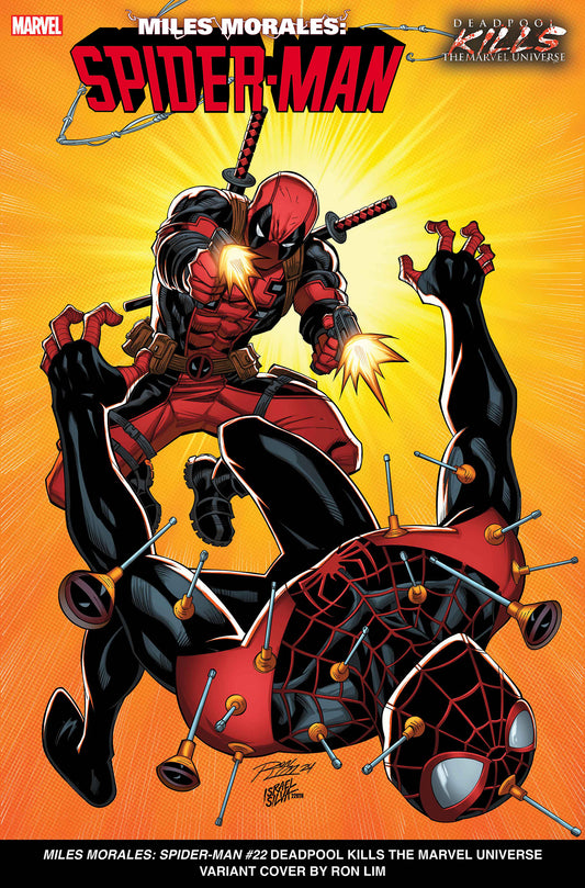 MILES MORALES: SPIDER-MAN #22 RON LIM DEADPOOL KILLS THE MARVEL UNIVERSE VARIANT [BH] - End Of The Earth Comics