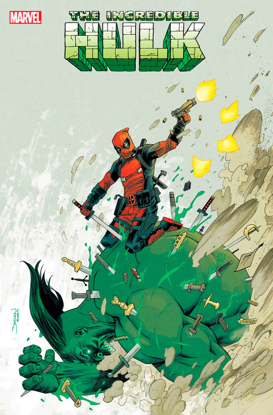 INCREDIBLE HULK #14 DECLAN SHALVEY DEADPOOL KILLS THE MARVEL UNIVERSE VARIANT [D PWX]