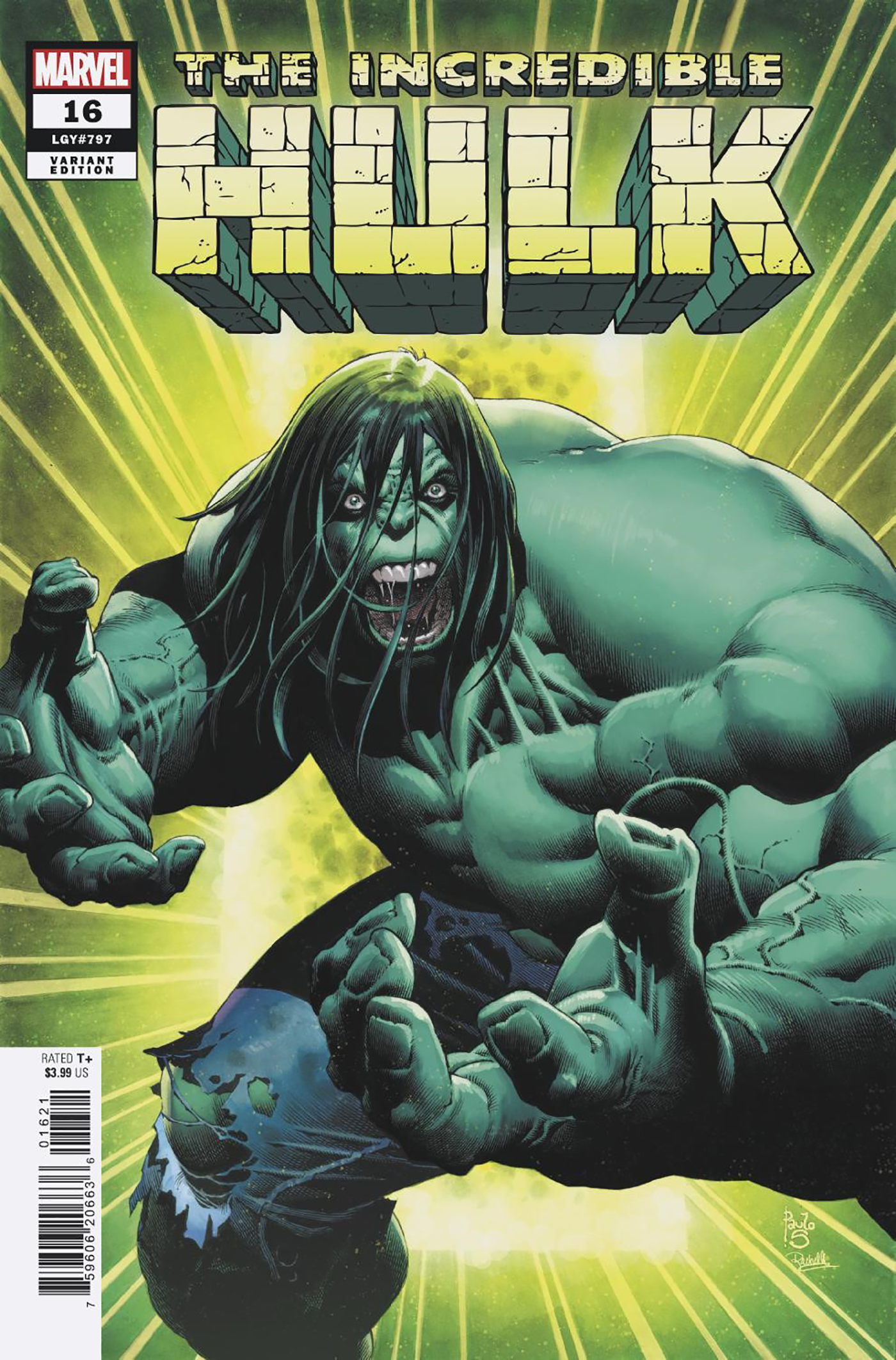 INCREDIBLE HULK #16 PAULO SIQUEIRA VARIANT - End Of The Earth Comics