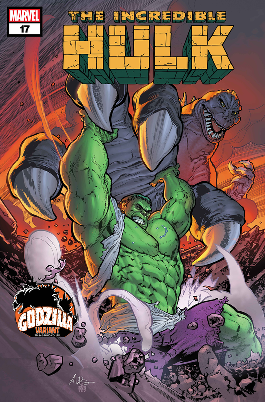 INCREDIBLE HULK #17 ANDREI BRESSAN GODZILLA VARIANT - End Of The Earth Comics