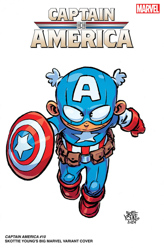 CAPTAIN AMERICA #10 SKOTTIE YOUNG'S BIG MARVEL VARIANT {{ End Of The Earth Comics }}