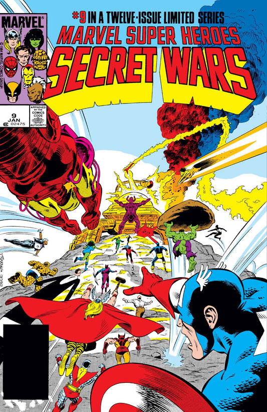 MARVEL SUPER HEROES SECRET WARS #9 FACSIMILE EDITION FOIL VARIANT - End Of The Earth Comics