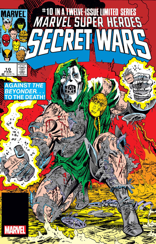 MARVEL SUPER HEROES SECRET WARS #10 FACSIMILE EDITION FOIL VARIANT - End Of The Earth Comics