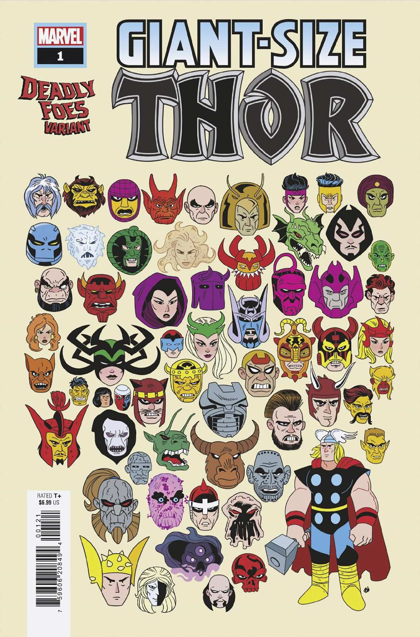 GIANT-SIZE THOR #1 DAVE BARDIN DEADLY FOES VARIANT - End Of The Earth Comics