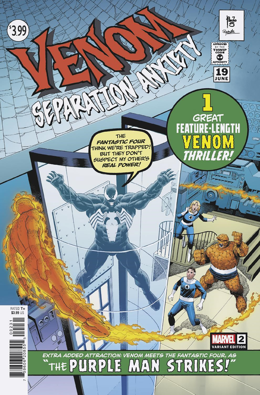 VENOM: SEPARATION ANXIETY #2 PAULO SIQUEIRA HOMAGE VARIANT - End Of The Earth Comics